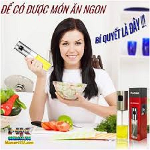 [HCM]Bình xịt dầu ăn thuỷ tinh 100ml