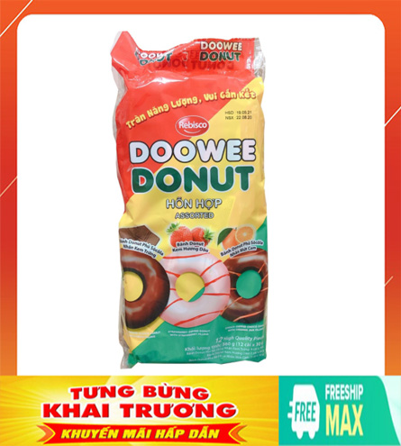 Bánh Donut Doowee Hỗn Hợp Nhiều Vị