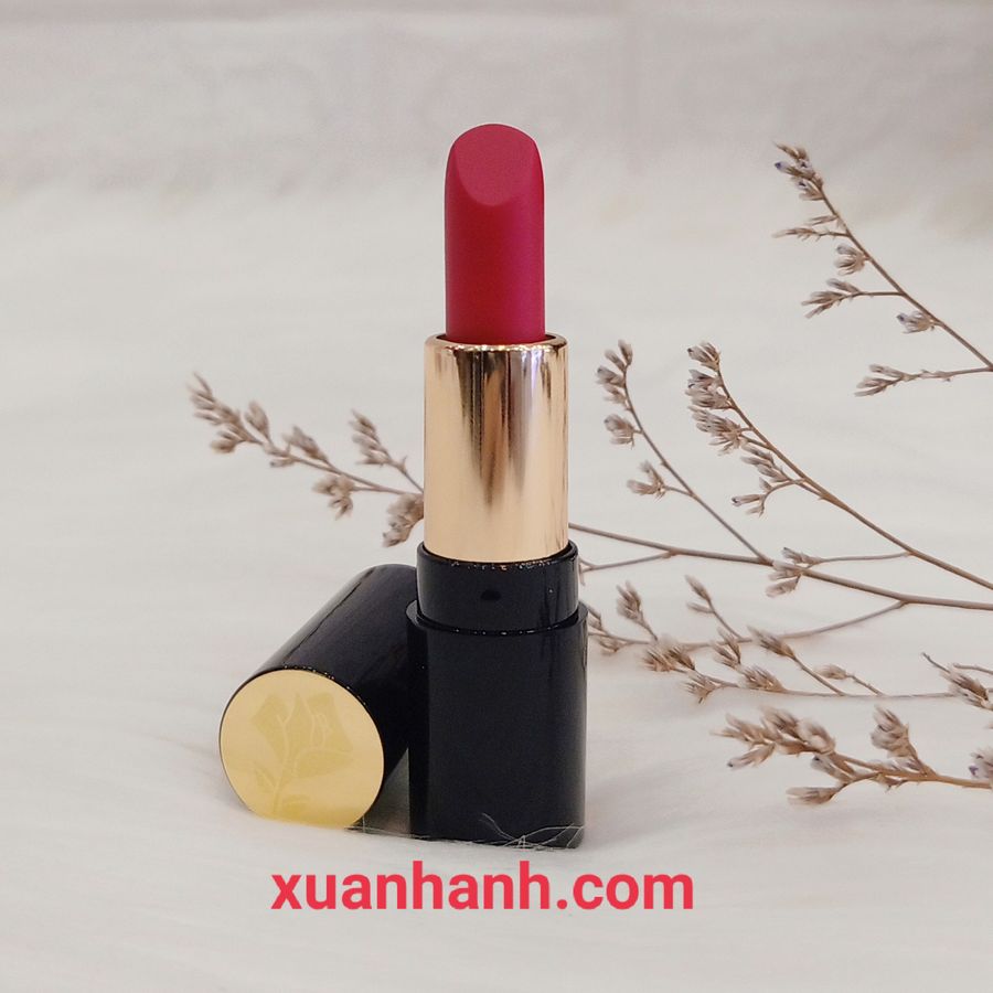 Son Lancome L'absolu Rouge 378 Rose son cao cấp, matte màu hoa hồng đỏ rất sáng da mini