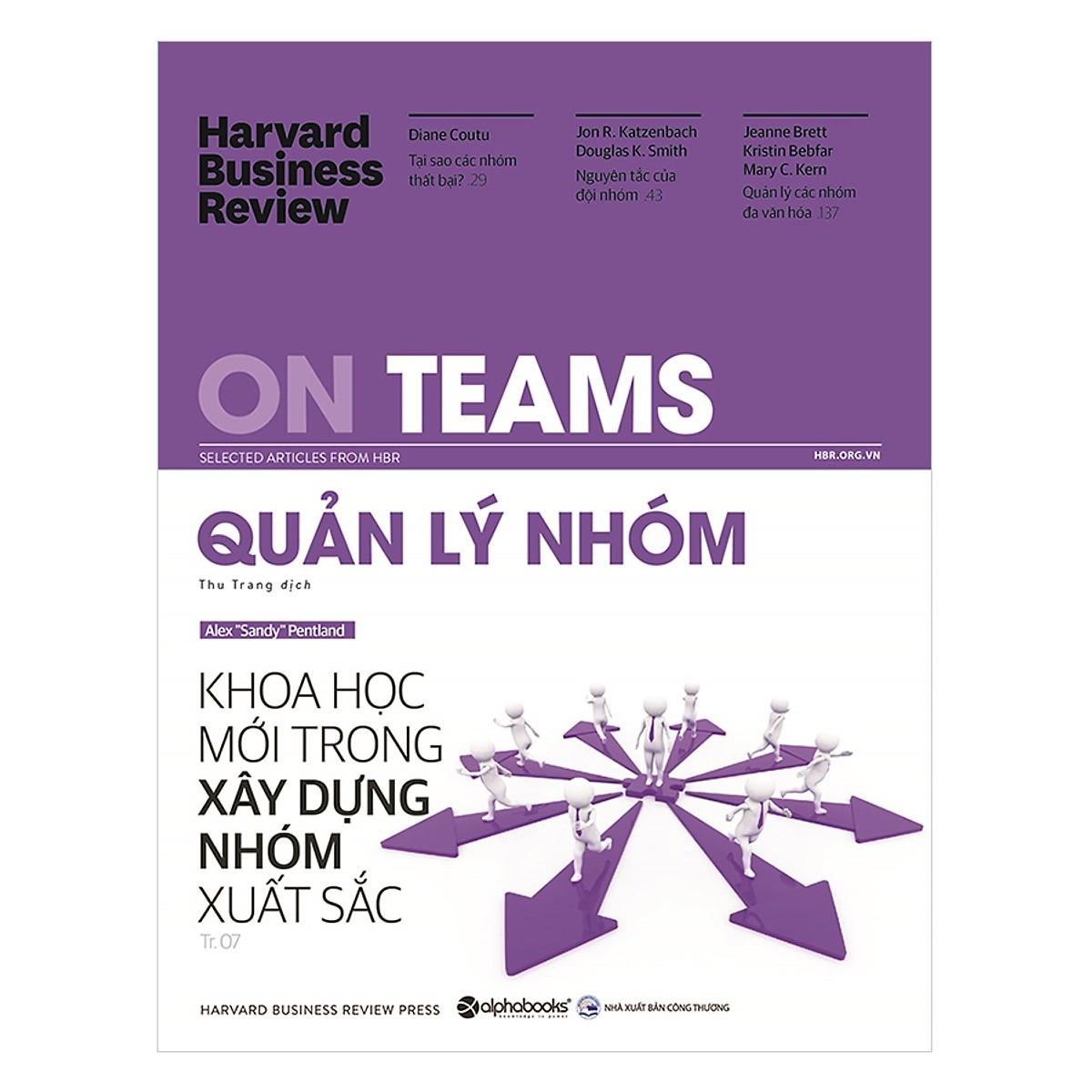 Sách - hbr on teams – quản lý nhóm
