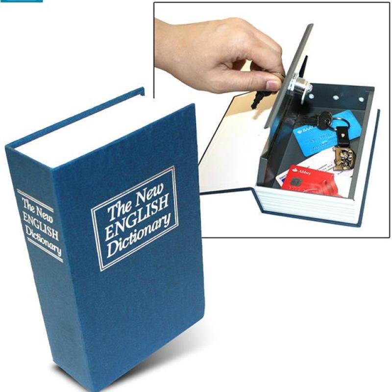 - két sắt mini hình quyển sách cao cấp - két sắt ngụy trang hình quyển sách
