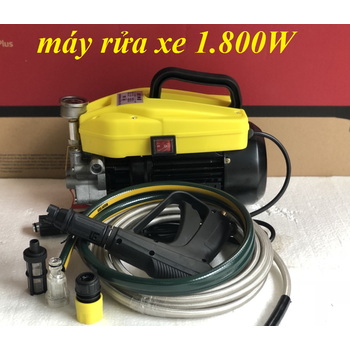 Máy phun rửa áp lực - Máy phun rửa áp lực cao Sakura 1800w công nghệ mới đánh bay mọi vết bẩn trong 3 phút với bột rửa xe không chạm