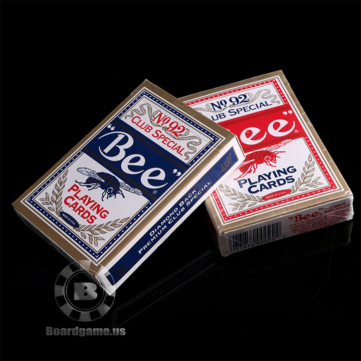Bộ bài poker nylon thương hiệu Bee hàng Mỹ không thấm nước