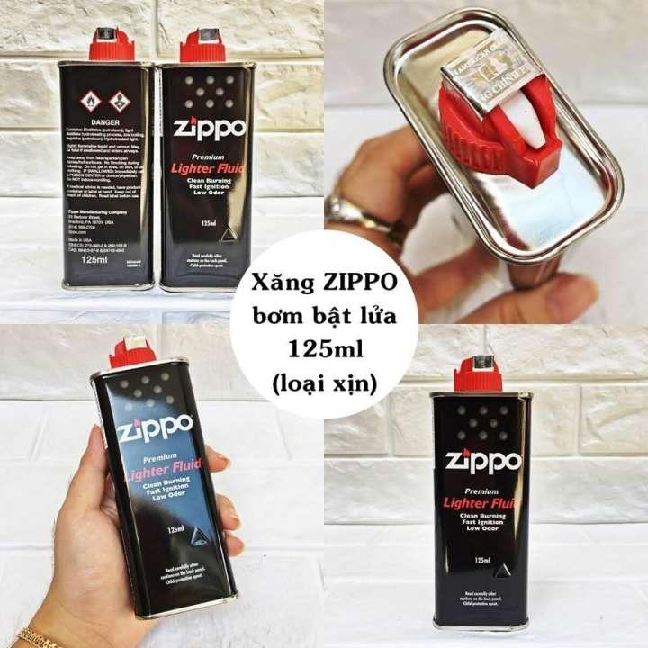 Zippo Lighter Fluid made in USA - hàng CHÍNH PHẨM, có mã vạch, logo nổi và tem bảy màu chống hàng giả
