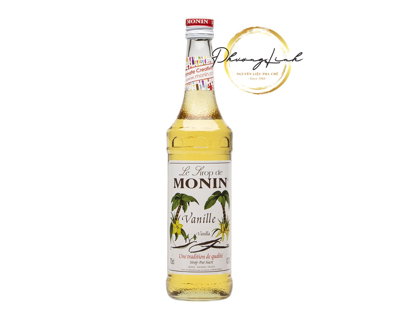 Syrup vị vanilla hiệu monin thể tích chai 730ml hàng nhập khẩu malaysia sản phẩm đúng như mô tả 100%