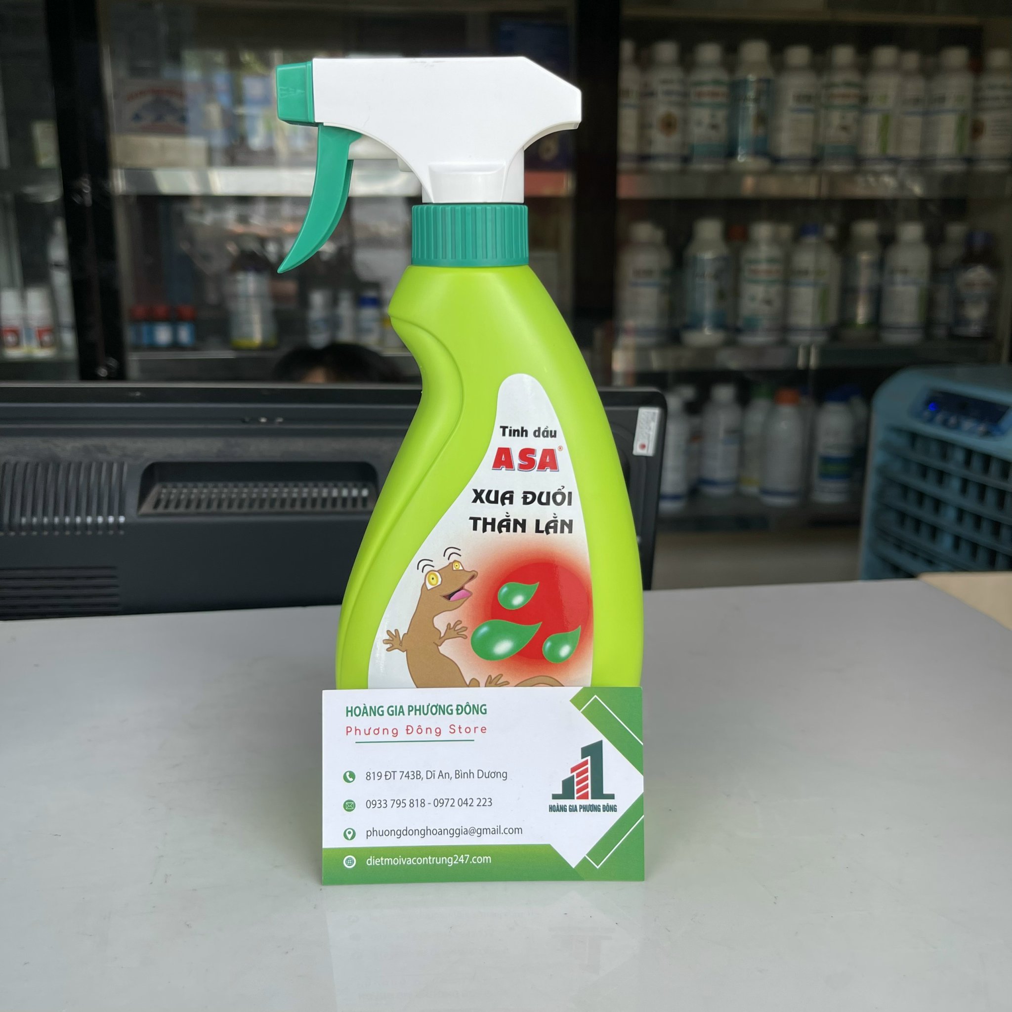 Chai tinh dầu xua đuổi thằn lằn Asa chai 350ml