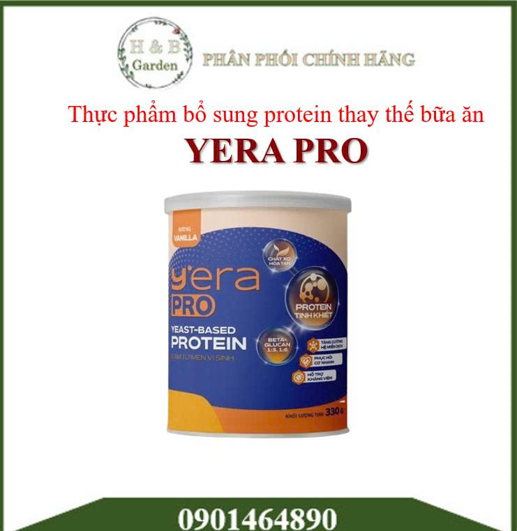 Bột đạm từ men vi sinh protein YERA Pro tăng cơ, giảm cân, tăng hệ miễn dịch, hỗ trợ tiêu hóa, cho mọi đối tượng và người sau hậu phẩu [hộp 300g]