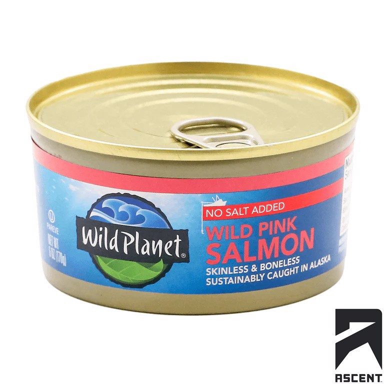 Cá Hồi Hoang Dã Salmon Wild Planet 170gr/ Salmon No Salt Added/ Skinless & Boneless Sustainably Caught In Alaska - Mỹ