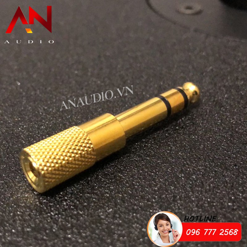 Đầu Jack chuyển đổi âm thanh từ cổng 6 ly sang 3.5