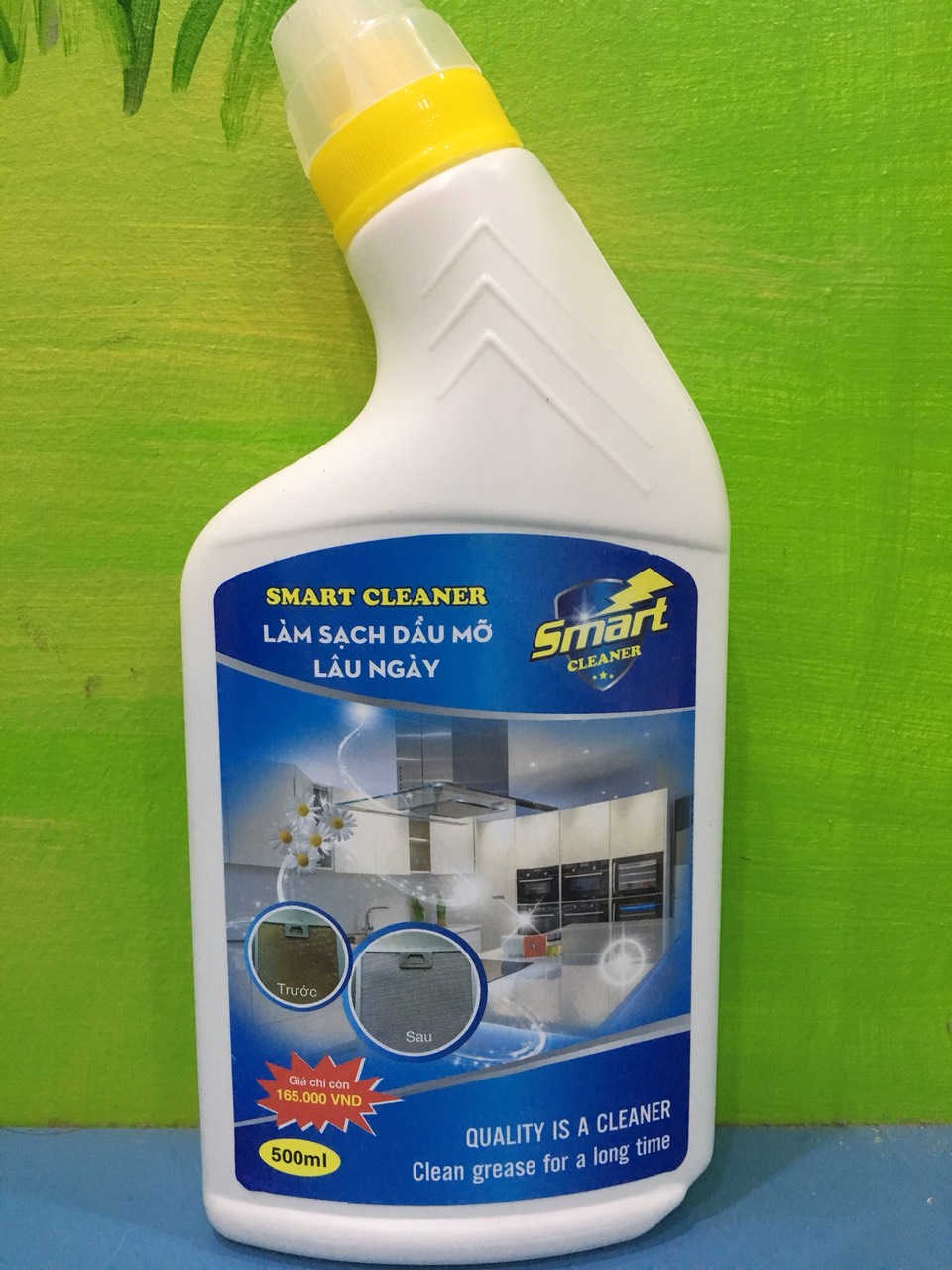 Nước làm sạch vỉ hút mùi, xoong nồi, dầu mỡ bám lâu ngày, smart