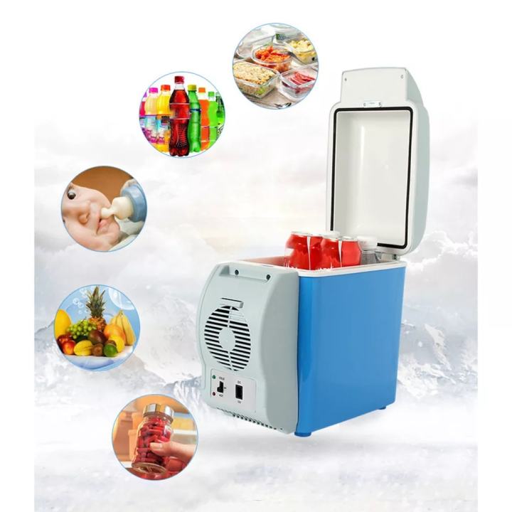]Tủ Lạnh Mini Tủ Lạnh Xe Hơi 7.5 Lít Tiện Dụng Trên Ô Tô Tủ lạnh ô tô nhỏ vì trọng lượng nhẹ, với thiết kế hiện đại, chức năng đầy đủ