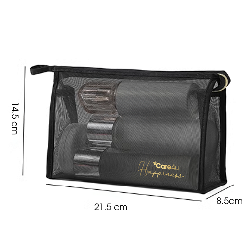 Túi đựng mỹ phẩm cao cấp - Care4u 21.5x8.5x14.5 cm