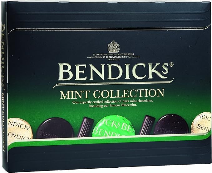 HỘP SOCOLA ĐEN BẠC HÀ Bendicks Mint Collection, THUẦN CHAY VEGAN - ĂN KIÊNG KOSHER, 200g