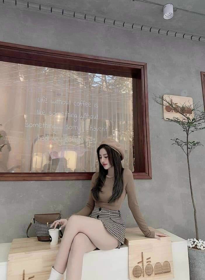Sét đầm áo thun dài tay mix đầm caro dễ thương siêu xinh mtb