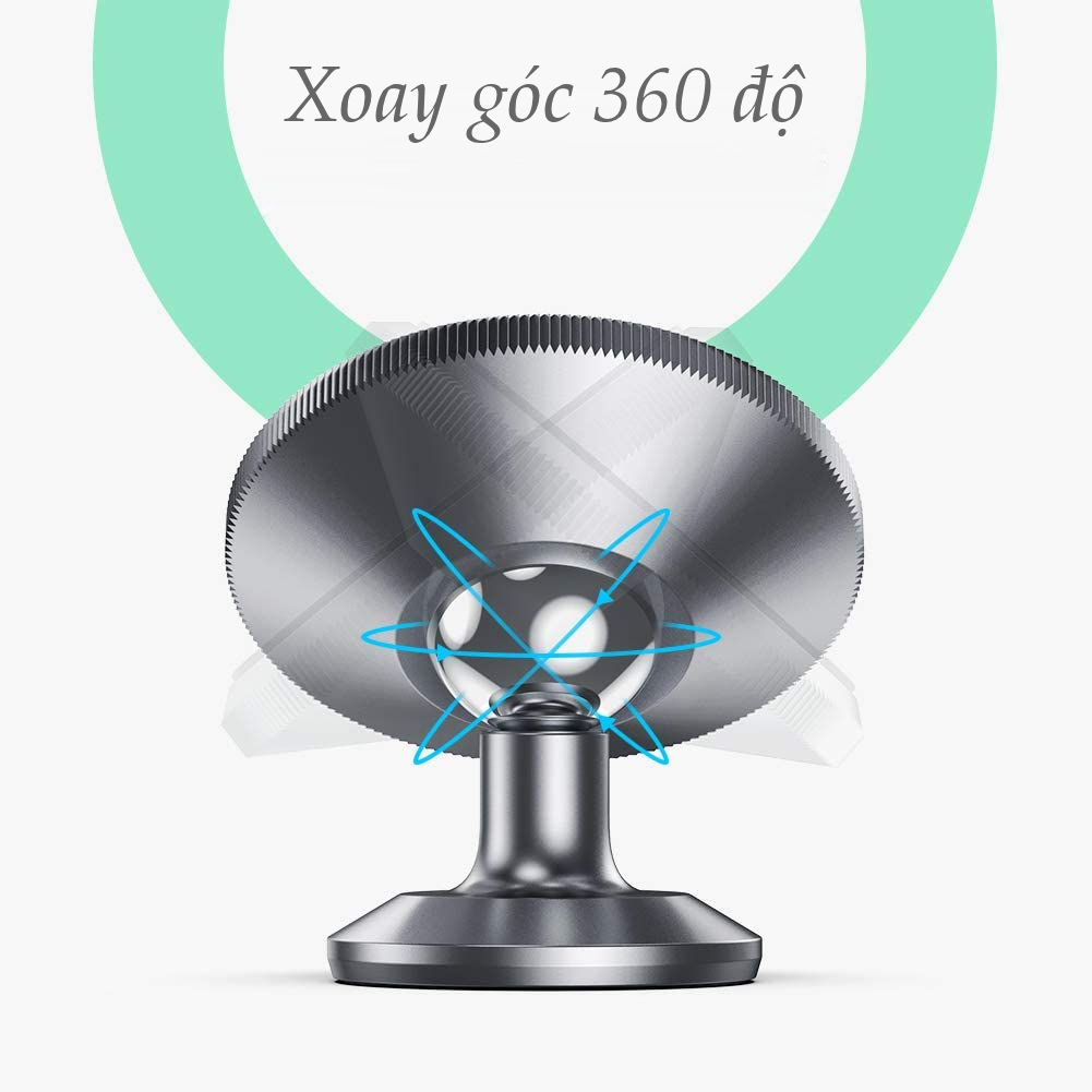 Giá đỡ điện thoại từ tính trên xe hơi tương thích với điện thoại kích thước từ 4-7 inch UGREEN 50871 Giá đỡ điện thoại từ tính trên xe hơi tương thích với điện thoại kích thước từ 4-7 inch UGREEN 50871