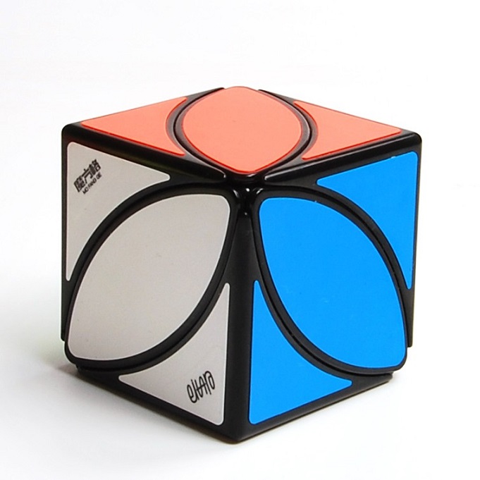 Rubik qiyi ivy cube maple leaf - sticker biến thể lá phong - viền đen