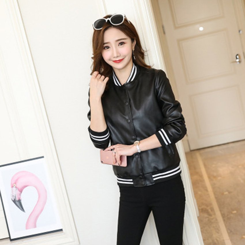 Áo khoác bomber nữ, áo khoác da nữ cao cấp 2 lớp lót thoáng mát, kiểu dáng hàn quốc.t