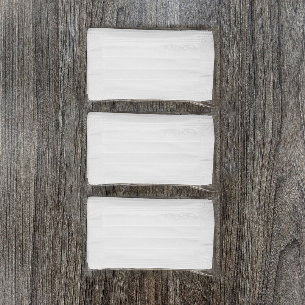 Combo 3 Hộp Khẩu Trang Y Tế Trẻ Em Cao Cấp Miko 3 Lớp Kháng Khuẩn Có Dây Đeo Mềm Không Đau Tai