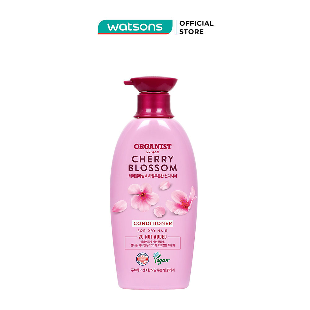 Kem Xả Organist Hoa Anh Đào Dưỡng Ẩm 500ml