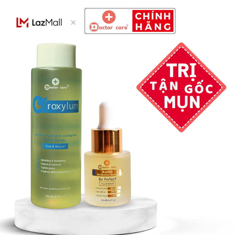 Bộ tri mụn ẩn ,mụn đầu đen,mụn thâm doctor care 20ml