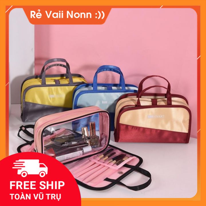 [HCM]Túi Đựng Mỹ Phẩm Và Đồ Dùng Cá Nhân Du Lịch Chống Bụi Kiểu Dáng Nhỏ Gọn Xinh Xắn Tiện Lợi - Túi Đựng Đồ Trang Điểm Mẫu Mới Thời Thượng Siêu Hot