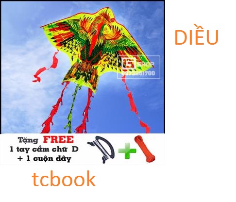 Combo 10 DIỀU PHƯỢNG HOÀNG ,PHỤNG ĐEN, THẦN ĐIÊU 5 ĐUÔI +TẶNG THÊM 10 CUỘN DÂY 30M