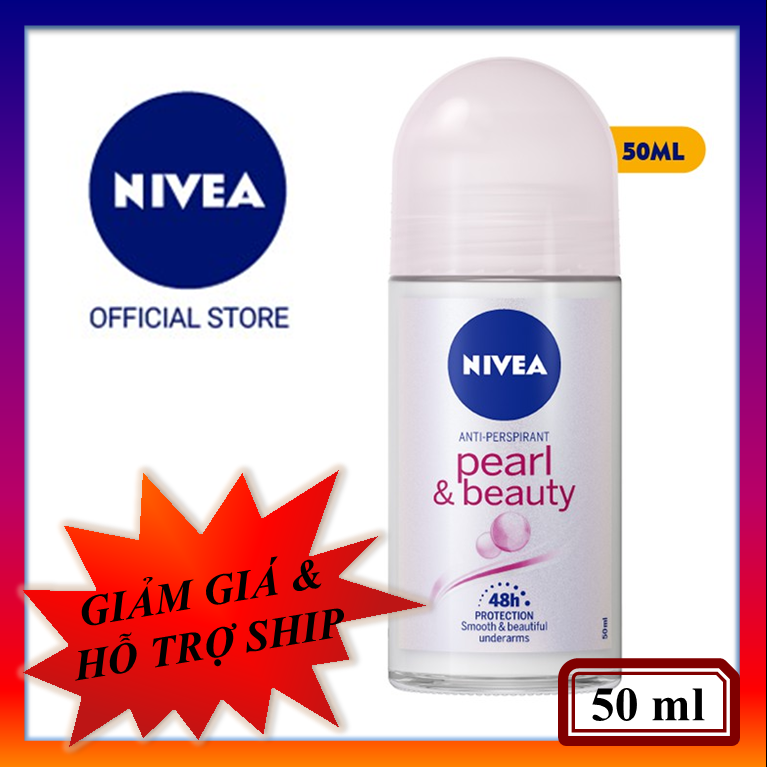 Lăn khử mùi NIVEA Pearl & Beauty ngọc trai quyến rũ (50ml)