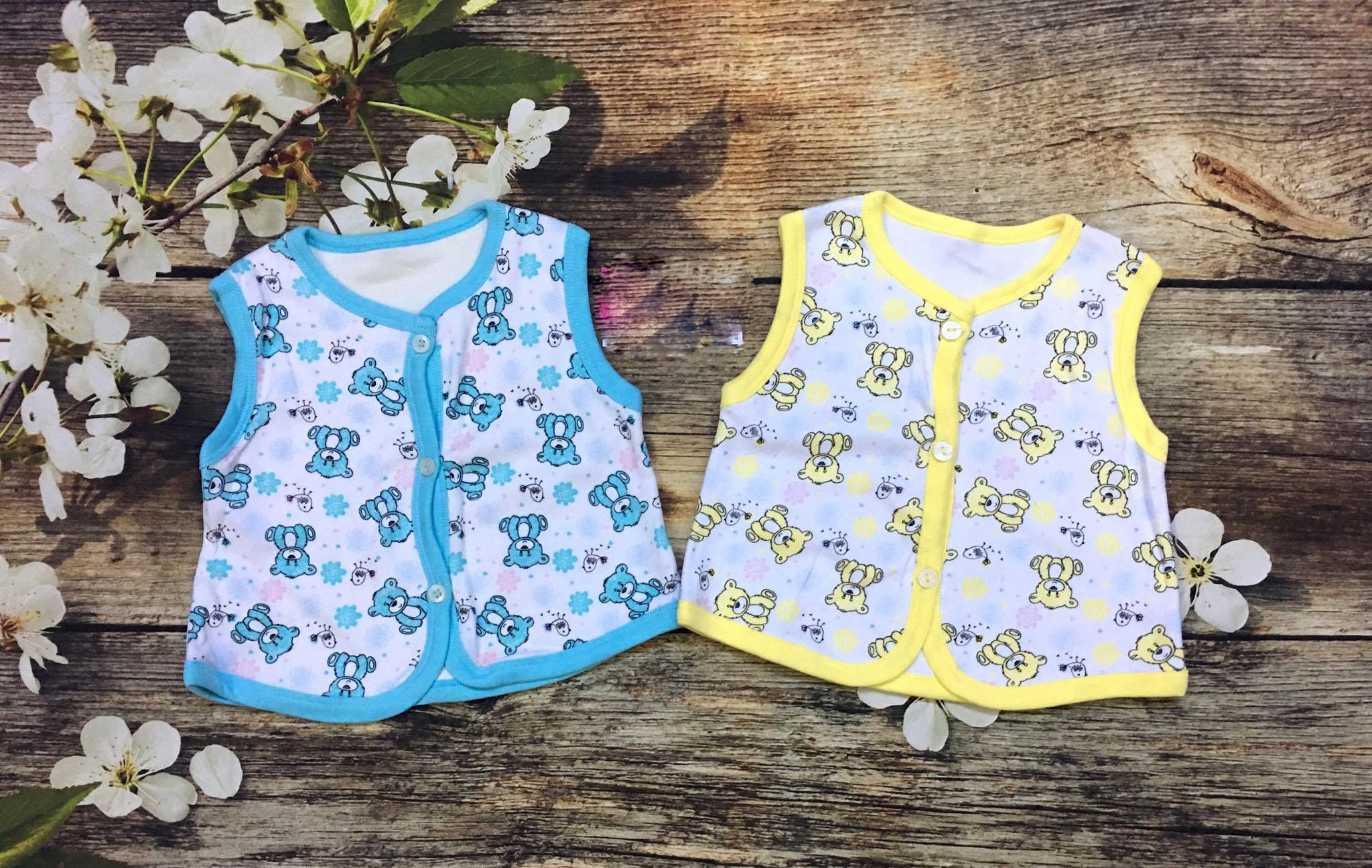 [HCM]Áo Ghi lê Cho Bé từ 0-6 tháng tuổi MIATOP