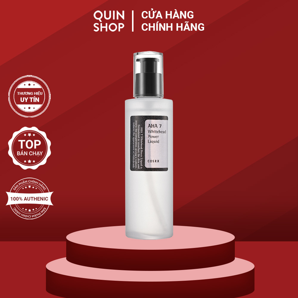 Tẩy da chết hoá học cosrx aha 7 whitehead power liquid