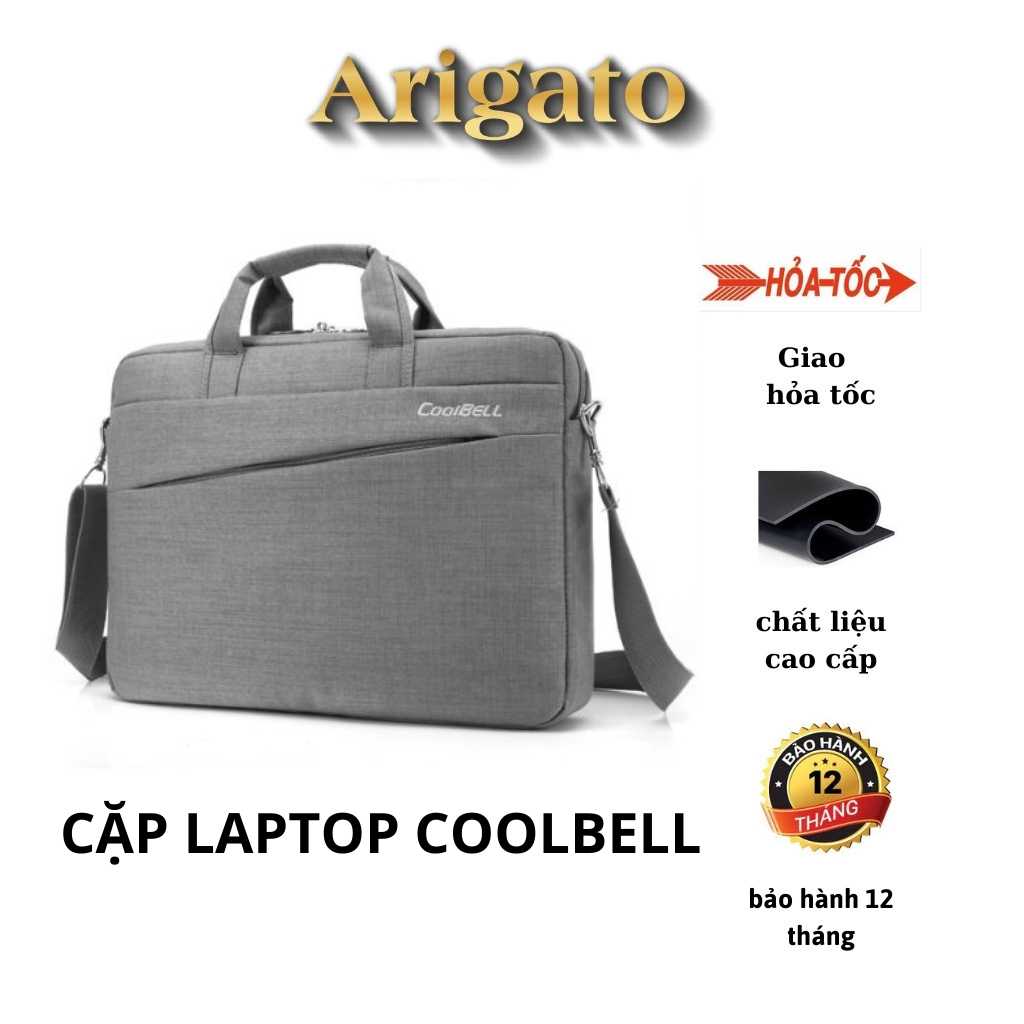 Cặp văn phòng - cặp công sở cao cấp, cặp laptop coobell - túi chống sốc 14 và 15.6inch. túi xách đựng laptop macbook
