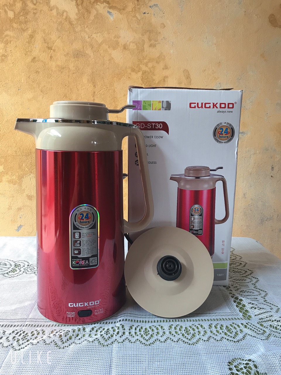 Ấm siêu tốc cuckoo st30 . loại 2 trong 1