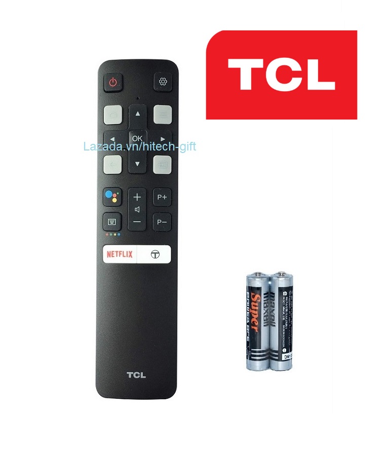 [Chính hãng]Remote Điều Khiển Tivi TCL Nhận Giọng Nói, Android Smart TV Kèm Pin