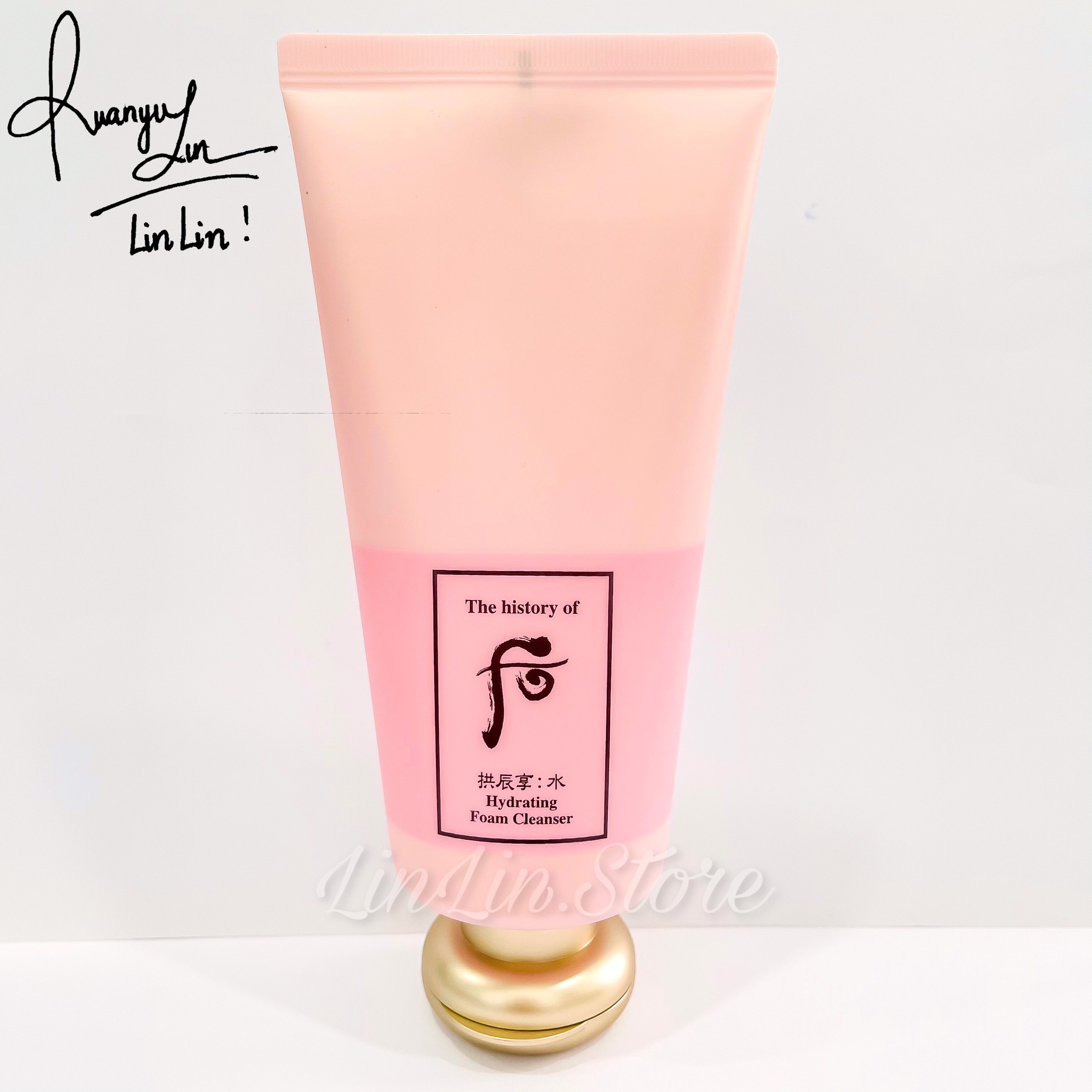 Sữa rửa mặt dưỡng ẩm Whoo Hồng Whoo Soo Hydrating Foam Cleanser 180ml/ tuýp