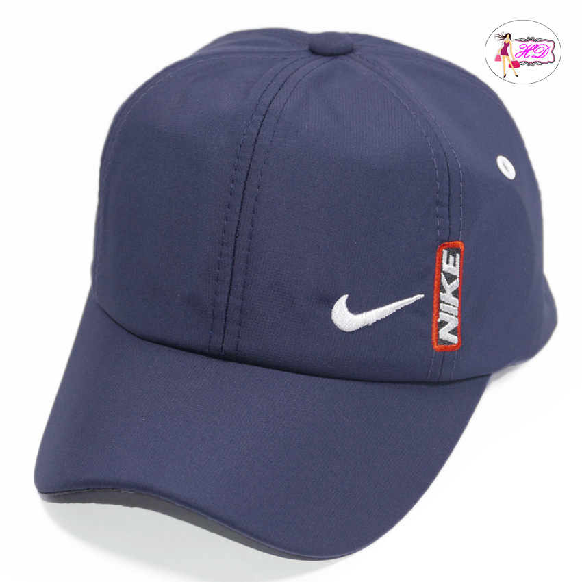 [HCM]Nón kết vải dù đục lỗ gắn sò trắng mũ lưỡi trai N.I.K.E giá rẻ nón kết N.i.k.e in trước mỏ kết chất liệu vải kaki mát mẻ bền chắc