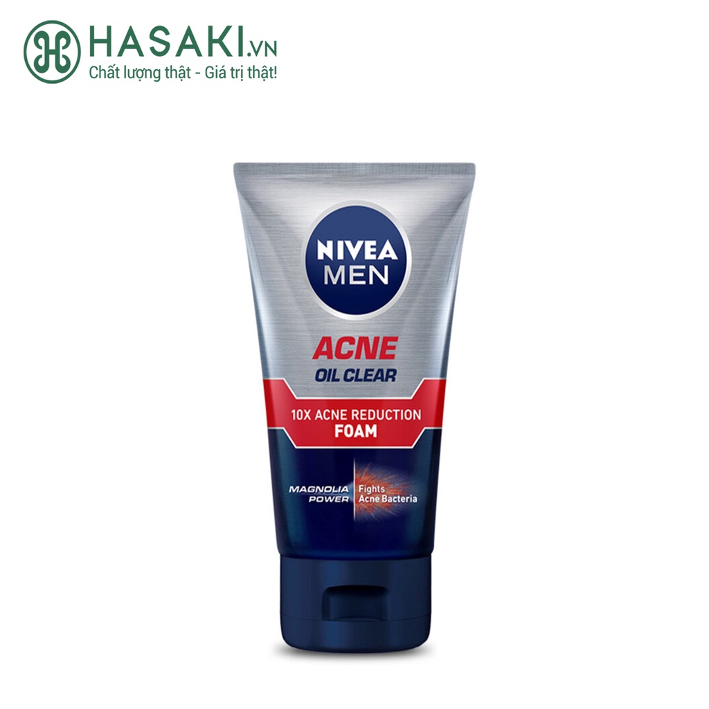 Sữa rửa mặt nivea ngăn ngừa mụn anti acne facial foam 100g