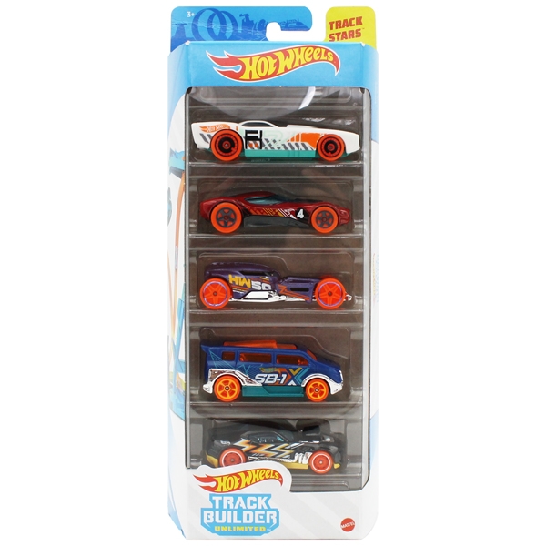 Bộ 5 siêu xe hot wheels 1806h - track builder unlimited