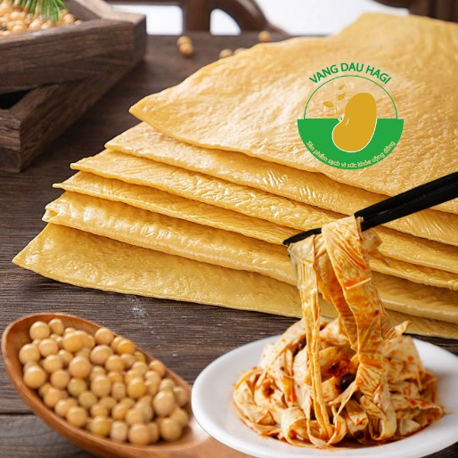 Váng đậu khô - Tàu hũ ky - 500g - Loại đặc biệt hút chân không - Váng đậu Hagi