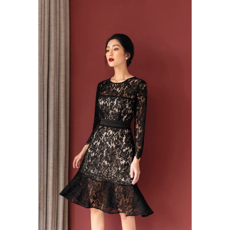 Váy ren đen Softif Dress đuôi cá