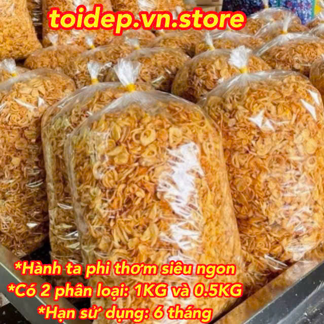 (Hành Ngon Giá Hời) #1KG Hành tím Ta Phi Thơm Siêu Ngon Chất Lượng,0 chất bảo quản,0 phụ gia,tỏi tím,hành tím,tỏi phi