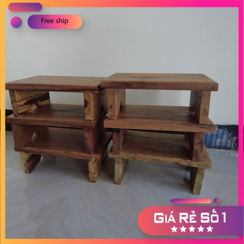 Ghế đẫu gỗ ,ghế lùn, ghế đòn gỗ 20cm x 30cm