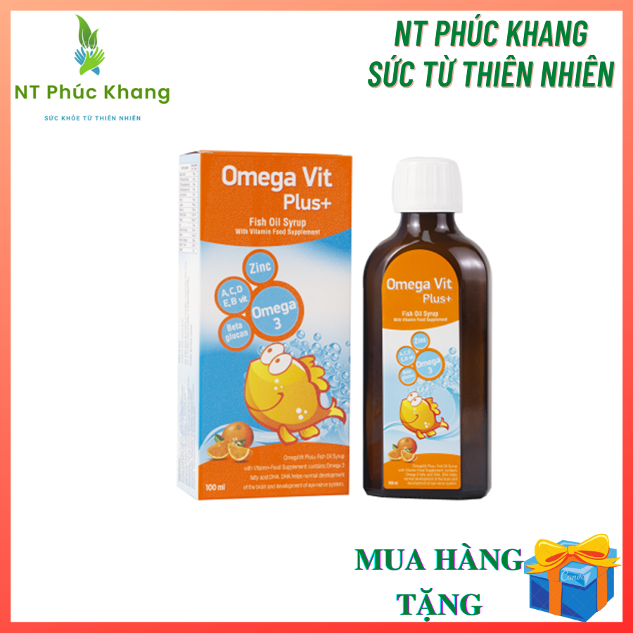 Omega vit/ omega vit plus - bổ sung omega 3, vitamin và khoáng chất