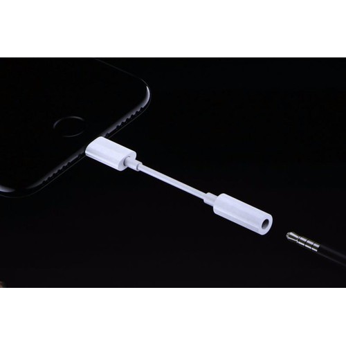 Rắc chuyển đổi tai nghe iphone từ iphone 7 táo zin, dùng được với dây livestream- hệ điều hành ios từ 10.3 trở lên