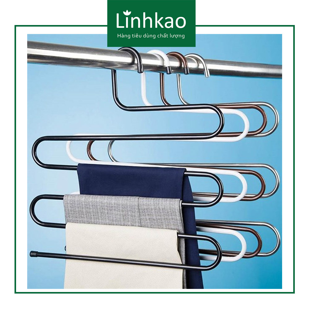 Móc treo đồ đa năng 5 tầng inox tiện dụng