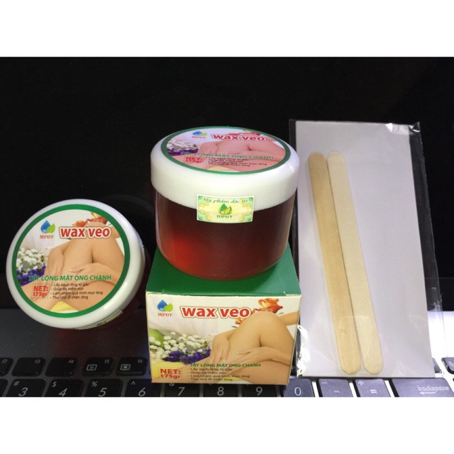 WAX VEO Tẩy lông Triệt lông (TẶNG kèm giấy và que gạt) Tẩy sạch lông tận gốc mới....