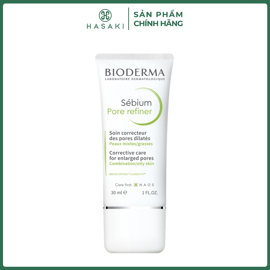 Kem Dưỡng Bioderma Giúp Se Khít Lỗ Chân Lông 30ml Sébium Pore Refiner Hasaki Sản Phẩm Chính Hãng