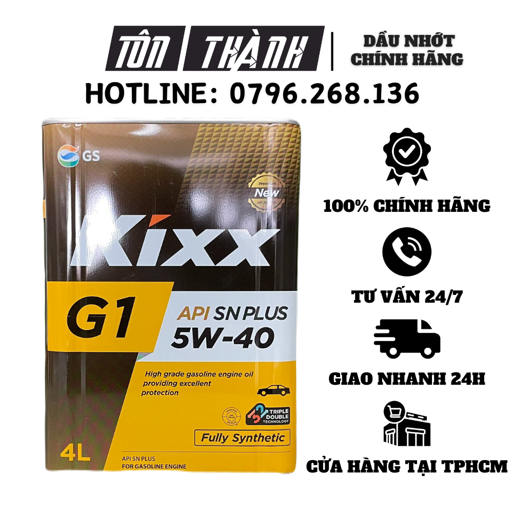 Nhớt động cơ kixx sn plus 5w40