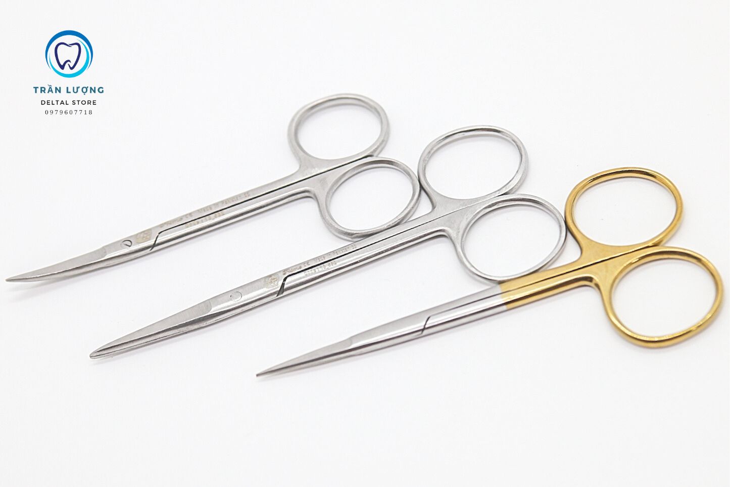 Kéo cắt chỉ nha khoa-kéo cắt chỉ 10,5cm-12.5cm-thép không gỉ-xuất xứ Pakistan