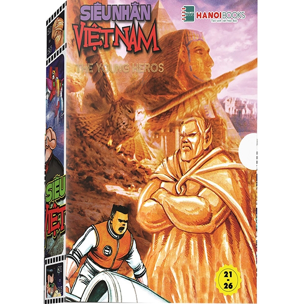 Fahasa - boxset siêu nhân việt nam - bộ 5 tập - từ tập 21 đến tập 26