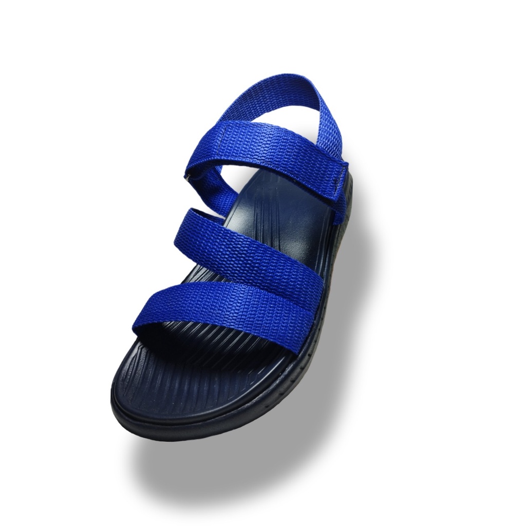 Giày Sandal Nam Nữ Đi Học Mystore Chính Hãng Quai Chéo  - DN0002 | Mystore BST2022  FULL XANH