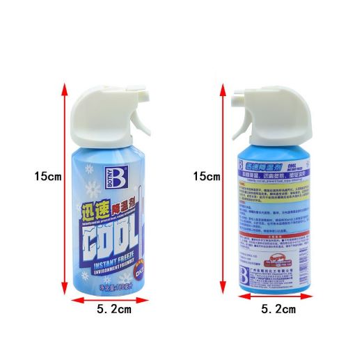 Bình xịt làm lạnh tức thời nội thất xe đa năng Instant Freeze Cool Botny 180ml - Xịt làm mát tức thời - Xịt làm lạnh siêu tốc - Xịt khử mùi xe BH939 - AHA MARKET